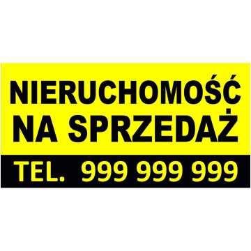 Baner do roll up 200x120cm
