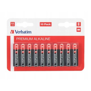 Bateria alkaliczna VERBATIM AA LR6 1,5V 10 sztuk