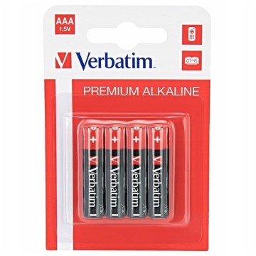 Bateria alkaliczna VERBATIM AAA 1.5V 4 sztuki