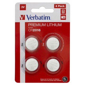 Bateria litowa VERBATIM CR2016 49531 3V 3 sztuki