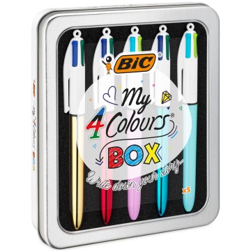 BIC 4 Colour My Collection Box Długopis mix a'5