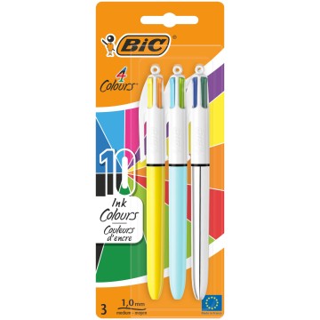 BIC 4 Colours Ink Styles Długopis mix AST Blister