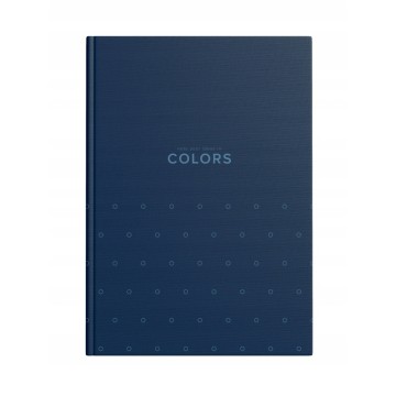 Brulion A4 96k kratka TOP2000 COLORS niebieski