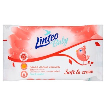 Chusteczki nawilżane baby LINTEO 72szt