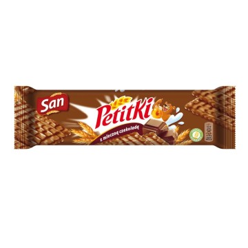Ciasteczka PETITKI z mleczną czekoladą 138g