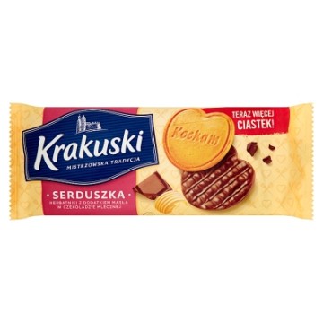 Ciastka KRAKUSKI Serduszka 171g