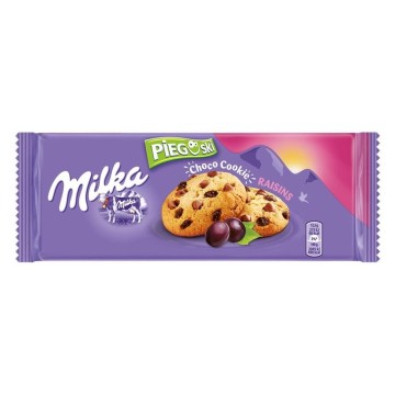 Ciastka Pieguski MILKA choco cookies raisins