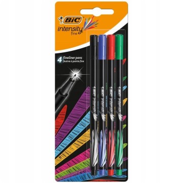 Cienkopisy BIC INTENSITY FINE 4 kolory