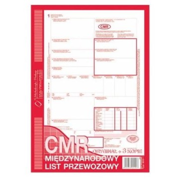 CMR list przewozowy A4 (1+3) M&P