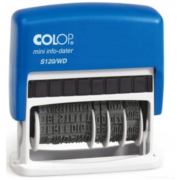 Datownik + hasła COLOP S120/WD CYFRY D-M-R