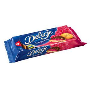Delicje Szampańskie malina 147g 5%