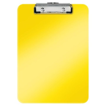 Deska A4 LEITZ WOW z klipem żółta