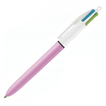 Długopis automatyczny BIC 4 Colours FUN różowy