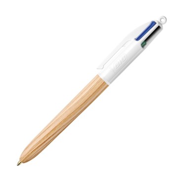 Długopis automatyczny BIC 4 Colours WOOD STYLE
