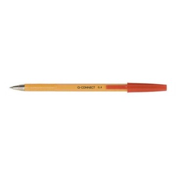 Długopis Q-CONNECT linia 0,4mm czerwony