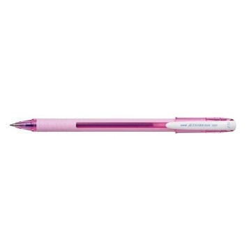 Długopis UNI SX-101FL niebieski obudowa różowa