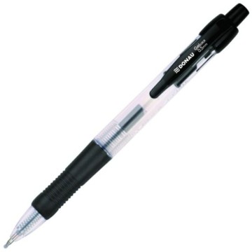 Długopis żelowy DONAU automatyczny czarny