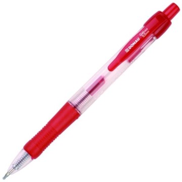 Długopis żelowy DONAU automatyczny czerwony