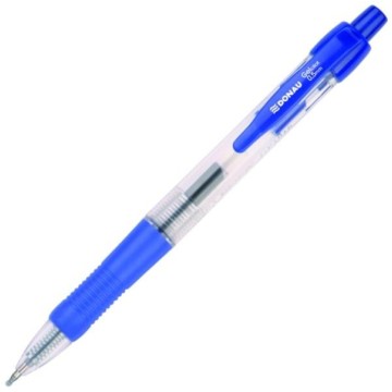 Długopis żelowy DONAU automatyczny niebieski