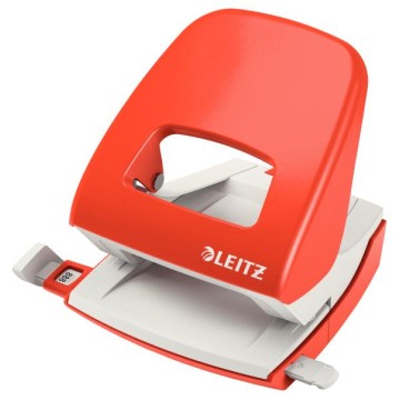 Dziurkacz LEITZ 5008 30 kartek czerwony mat