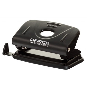 Dziurkacz OFFICE PRODUCTS 12k, metal, czarny