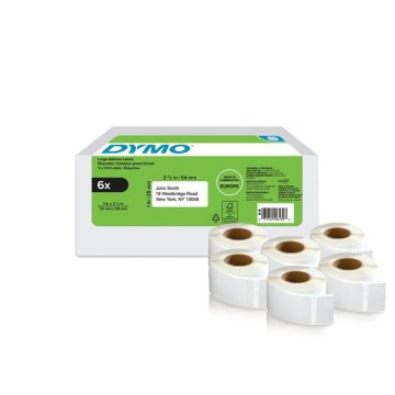 Etykieta DYMO na adres zwrotny 25x54 mm biała 6szt