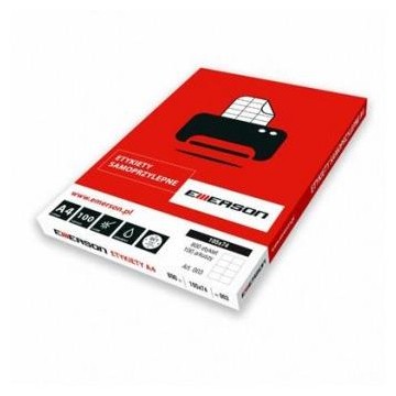 Etykiety samoprzylepne EMERSON 64x33,8 100 sztuk