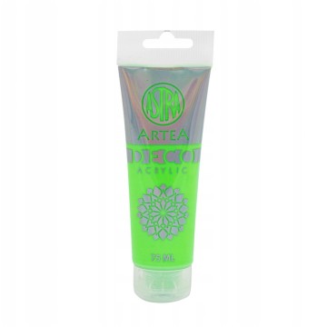 Farba akrylowa ASTRA DECO ARTEA 75ml NEON ZIELONY