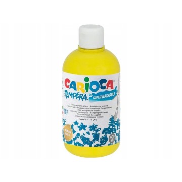 Farba CARIOCA TEMPERA 500ml żółta