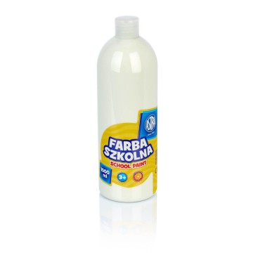 Farba szkolna ASTRA 1000ml 1L biała