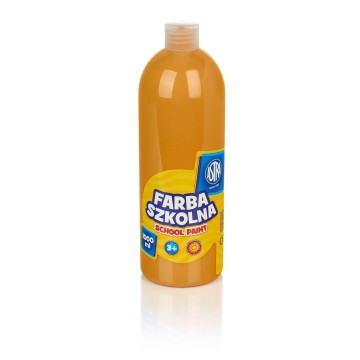 Farba szkolna ASTRA 1000ml 1L brązowa jasna