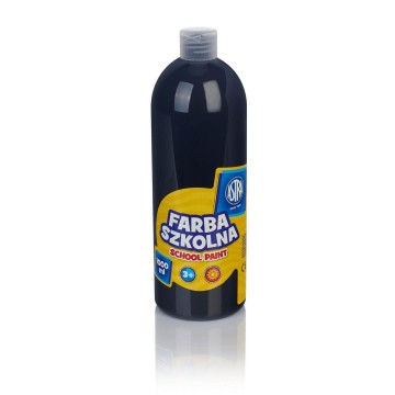 Farba szkolna ASTRA 1000ml 1L czarna