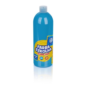 Farba szkolna ASTRA 1000ml 1L niebieska