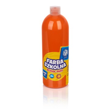 Farba szkolna ASTRA 1000ml 1L pomarańczowa