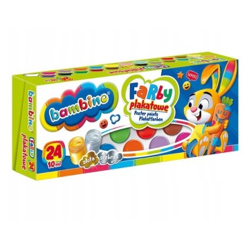 Farby plakatowe BAMBINO 24x10ml