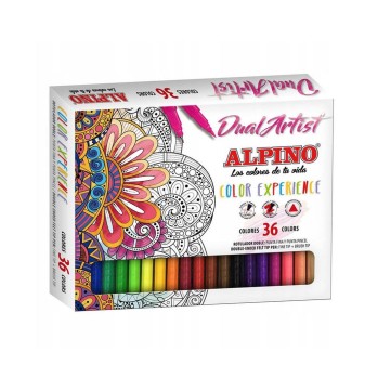 Flamastry ALPINO EXPERIENCE DUAL ARTIST BOX 36kol