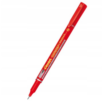 Foliopis PENTEL SUPER FINE POINT 0,4mm czerwony