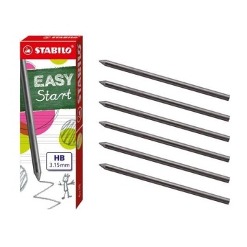 Grafity STABILO EASYERGO HB 3,15 mm etui 6 sztuk