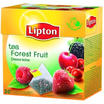 Herbata LIPTON piramidki owoce leśne 20 torebek
