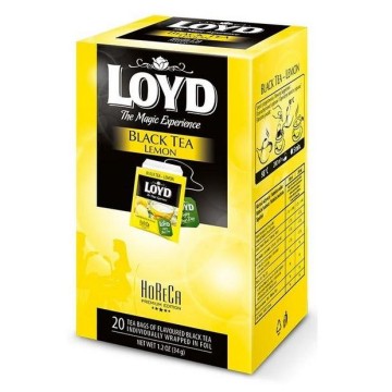 Herbata LOYD HORECA black lemon 20x1,7g