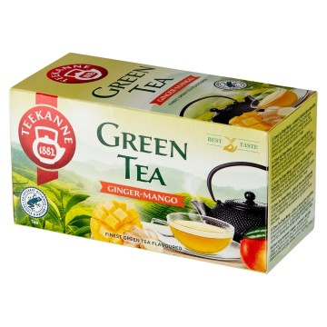 Herbata zielona TEEKANNE GREEN TEA imbir-mango 20t
