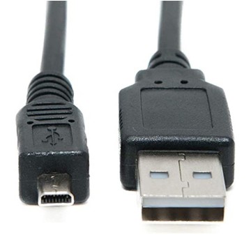 Kabel LOGO USB A M 1,8m czarny