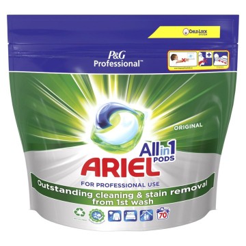 Kapsułki do prania ARIEL ALLin1 white 70