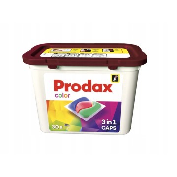 Kapsułki do prania PRODAX COLOR 3in1 32 sztuki