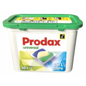 Kapsułki do prania PRODAX UNIVERSAL 3in1 30 sztuk