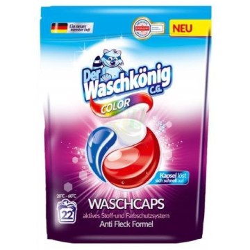 Kapsułki do prania WASCHKONIG COLOR 22szt