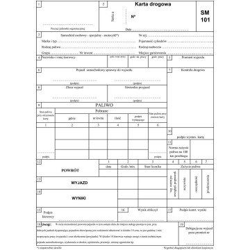 Karta Drogowa A4 SM-101 DR-138