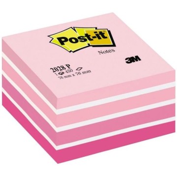 Karteczki POST-IT 76x76 5x90 kartek różowe