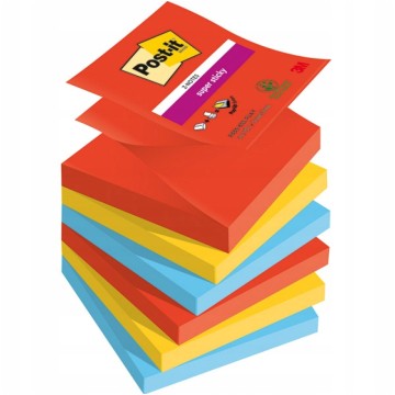 Karteczki POST-IT Z-NOTES PLAYFUL 76x76 6x90k