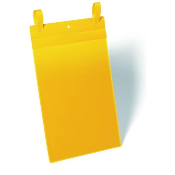 Kieszeń z paskami DURABLE A4 żółta pionowa 50szt